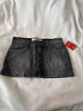 Mossimo Supply Co. Black Denim Mini Skirt
